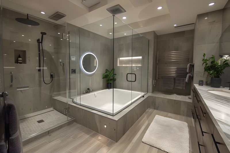 Modern Alcove Bathtub